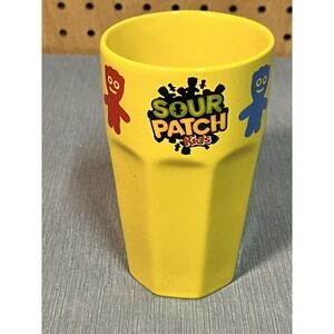 Sour Patch Kids Yellow Ceramic Tumbler Faceted Cup Frankford Candy 2023 Logo
